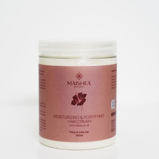 Crème capillaire hydratante & fortifiante à l'huile d'hibiscus